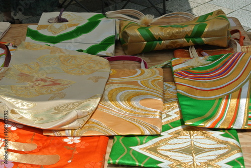 recycled bag made from vintage kimono