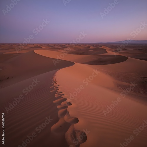 Golden Dunes at Twilight
