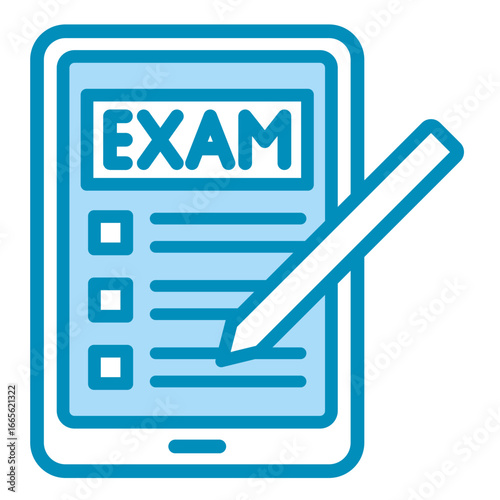 Exam  Icon Element For Design