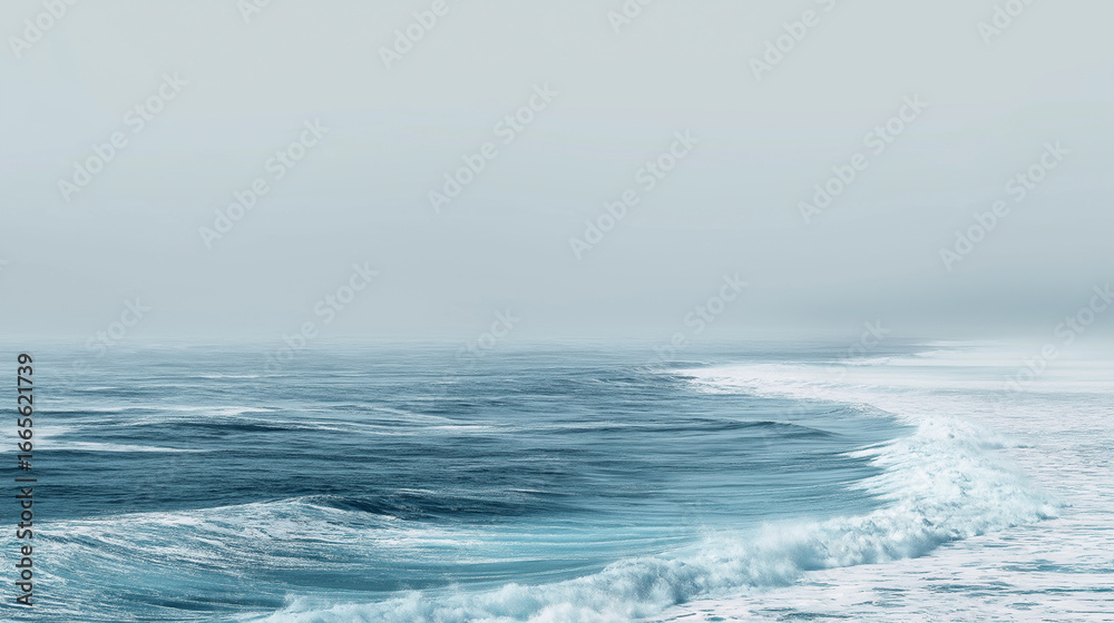 Fototapeta premium Ocean Landscape Photo for Nature, Sea, Scenery Design