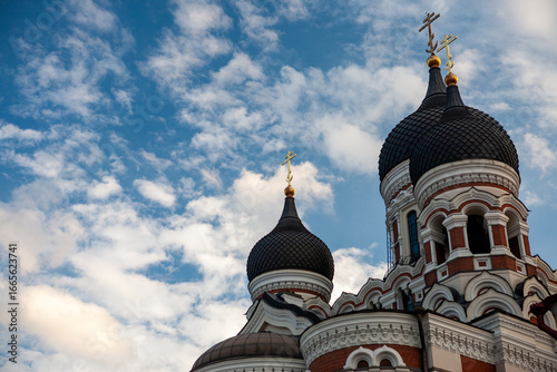 Φωτογραφία Domes of Alexander Nevsky Cathedral in Tallinn, Estonia