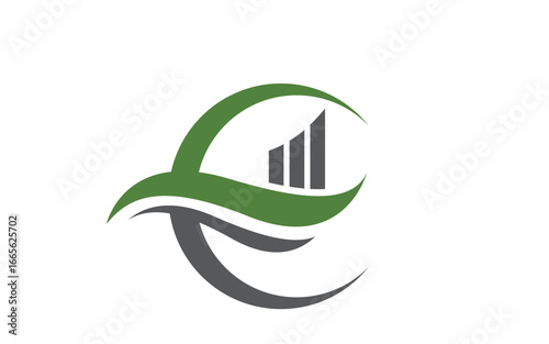 Business Finance icon Logo design illustration v3.17