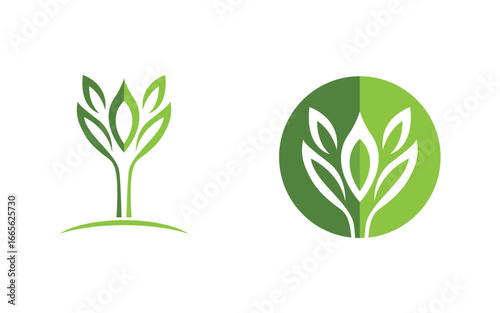 Tree leaf ecology nature  Healthy vegan concept element v4.14