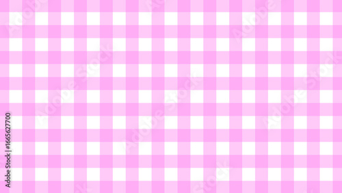 Pink plaid pattern with transparent background
