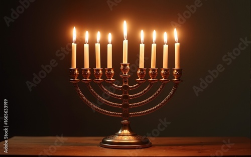 Chanukah menorah. High quality