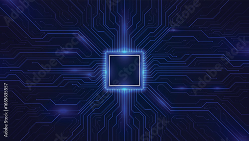 Circuit board. Technology background. Central Computer Processors CPU concept. Motherboard digital chip.