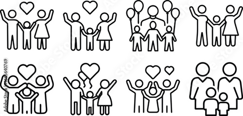 set of cutlery silhouettes