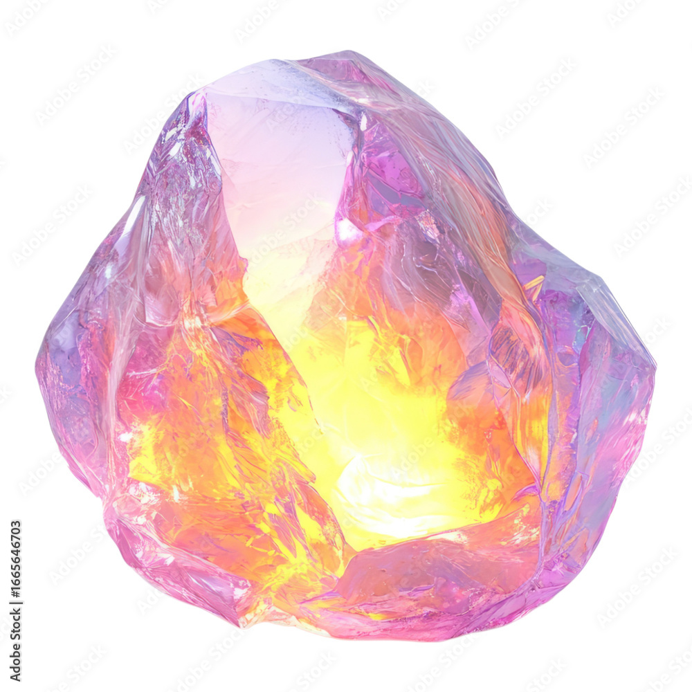 Fototapeta premium Luminous comfort isolated on transparent background