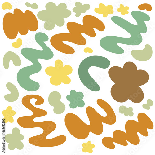 Earth Tone Abstract Elements