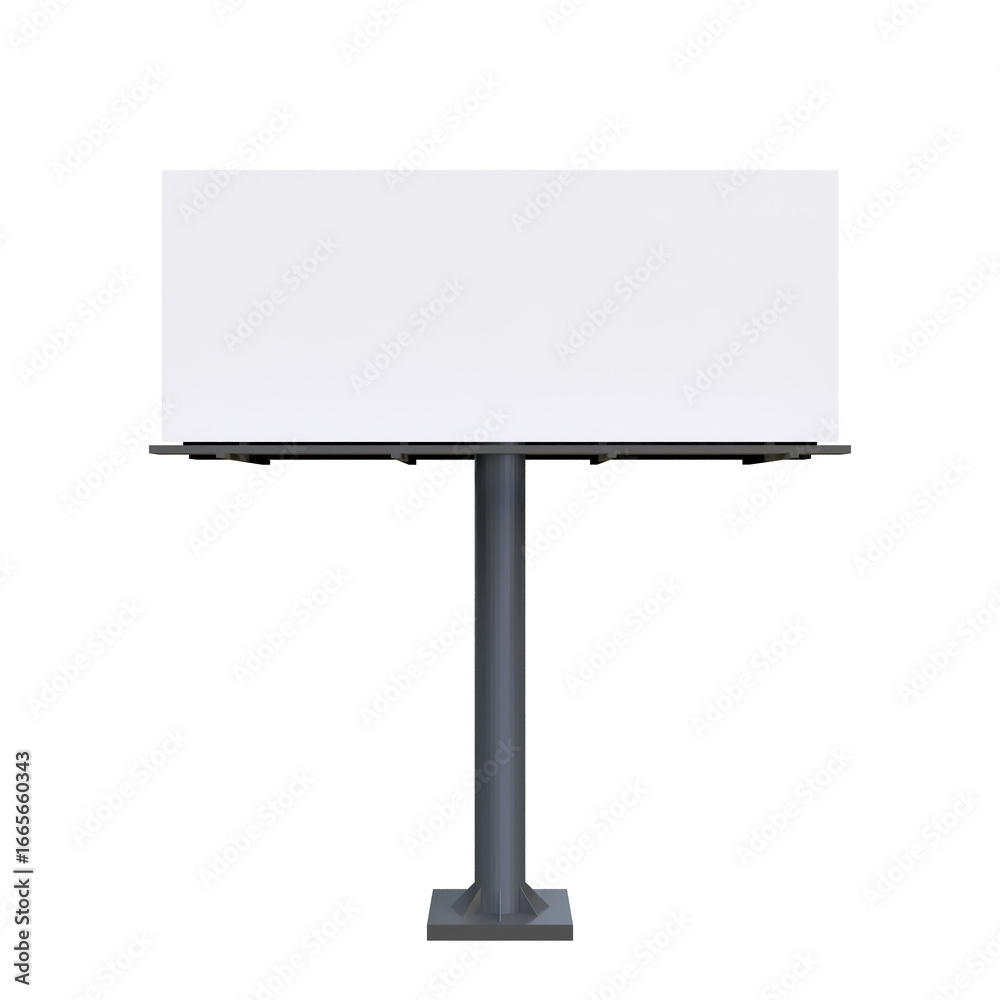 Fototapeta premium Blank Billboard Advertising Space Your Message Here