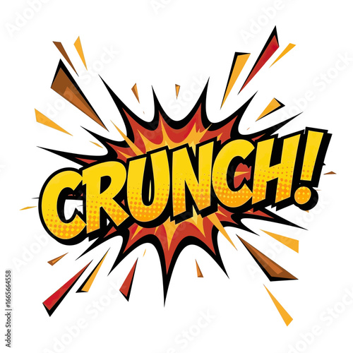 Comic Book Sound Effect "Crunch!"