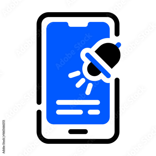 icon alarm with style two tone