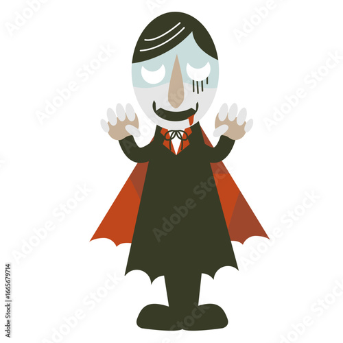 ハロウィンの吸血鬼のキャラクター/Halloween Vampire Character