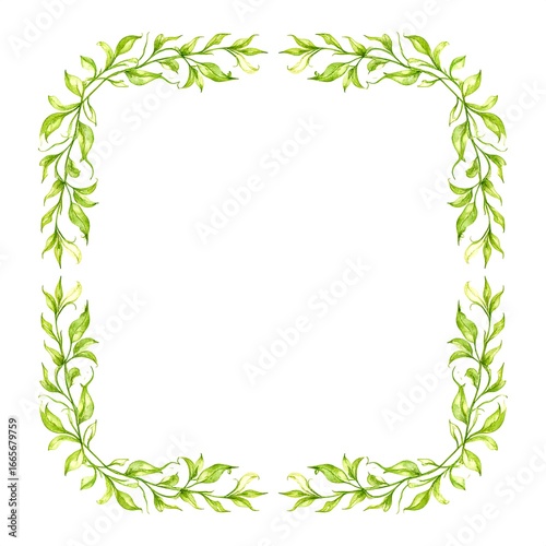 Decorative botanical frame