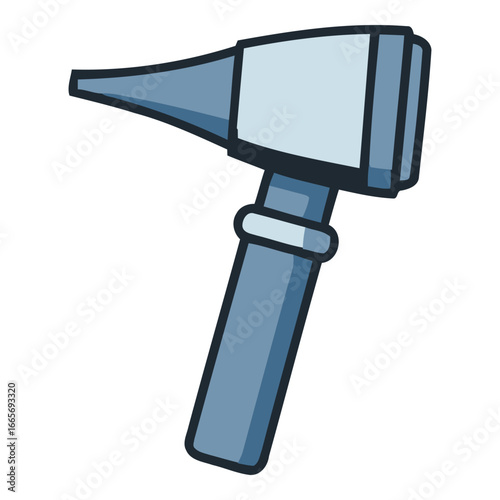 Steel Hammer Tool Vector Illustration