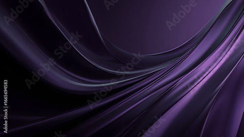 An elegant purple and pink silk fabric with flowing waves creating a vibrant, abstract background