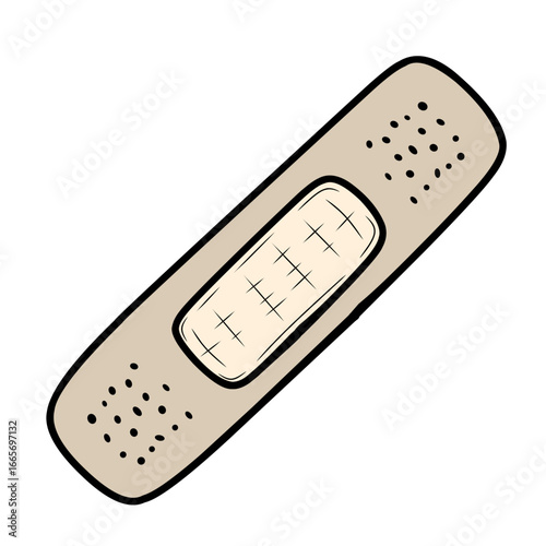 Bandage isolated on white