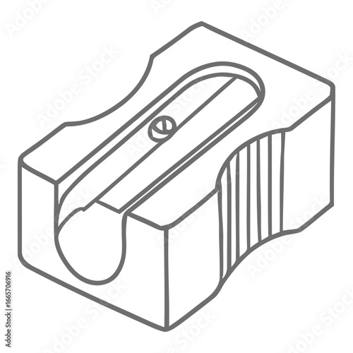 Pencil Sharpener Icon Vector Illustration