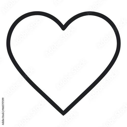 Heart Icon – Love and Romance Symbol Illustration