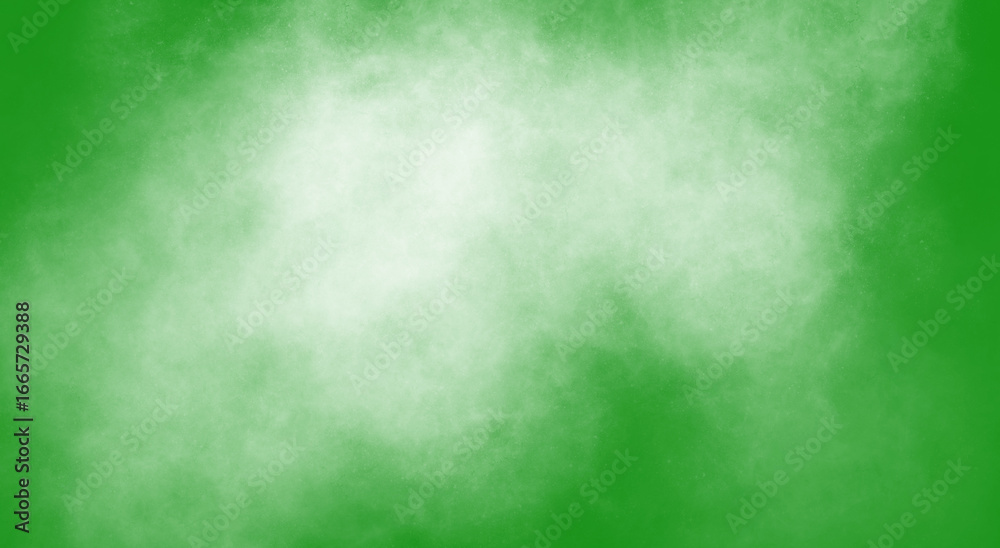 Obraz premium Green Gradient Fog Texture Background, Transparent Background with Text Space, Spooky Halloween Concept