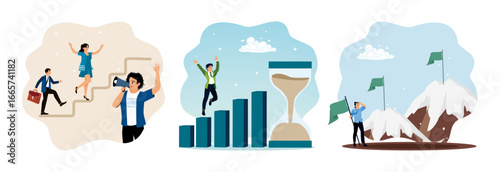 Entrepreneurs develop businesses for long-term investment and achieving higher targets.