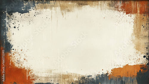 detail of  artistic abstract oil painted background, modern pop art made in oil on canvas, earthly color tones. Vector illustration.