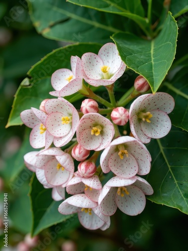 Delicate flower blooms nature garden botanical photography greenery close-up natural beauty