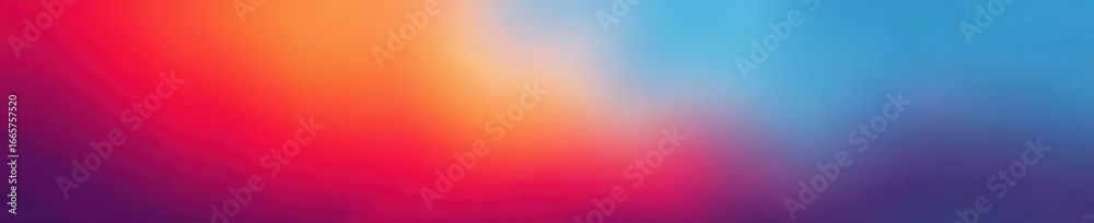 Naklejka premium Abstract blue serenity, red to orange gradient background Vector illustration , digital, minimalist, vector