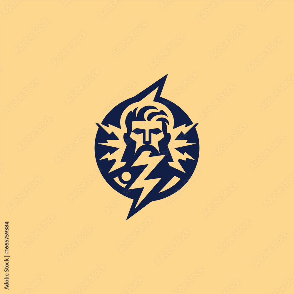 Obraz premium Mighty Zeus Logo