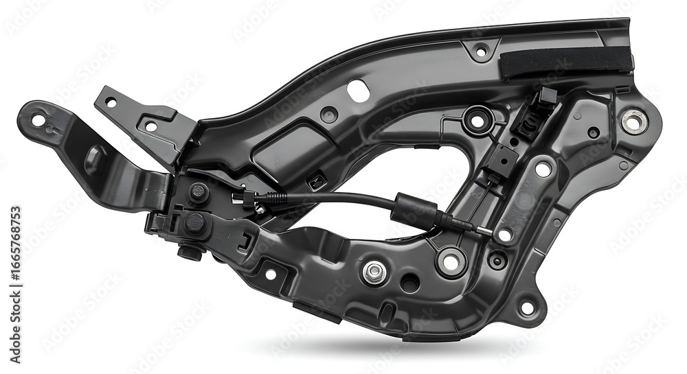 Obraz premium Precision Engineered Automotive Part: Detailed Close-Up View