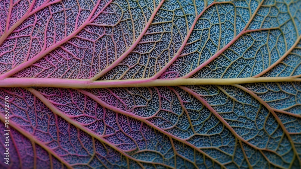 Obraz premium Detailed leaf vein structure