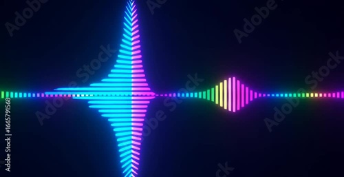 sound wave abstract background