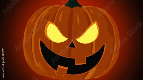 Spooky Halloween Jack-o'-lantern Festive Autumn Design