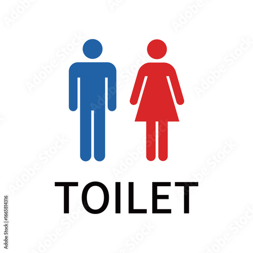 トイレのピクトグラムアイコン