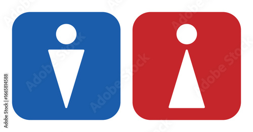 トイレのピクトグラムアイコン