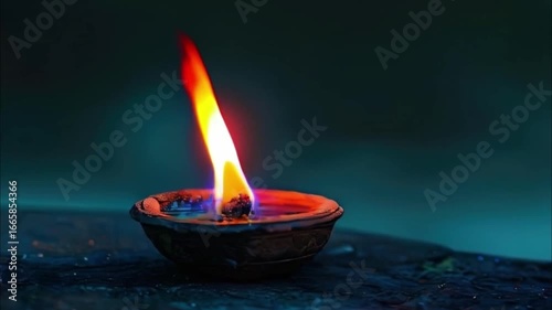 Holiday composition for happy celebrate Diwali, abstract vivid composition consists of fictional unreal fantastic vision on background