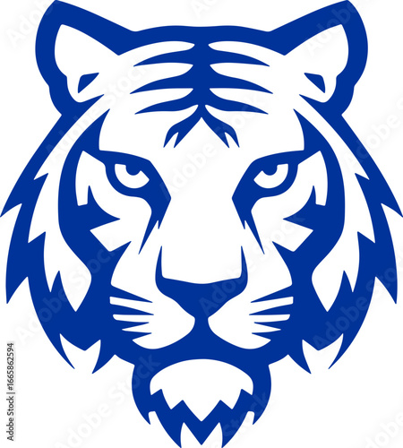 tiger head sticker transparent 