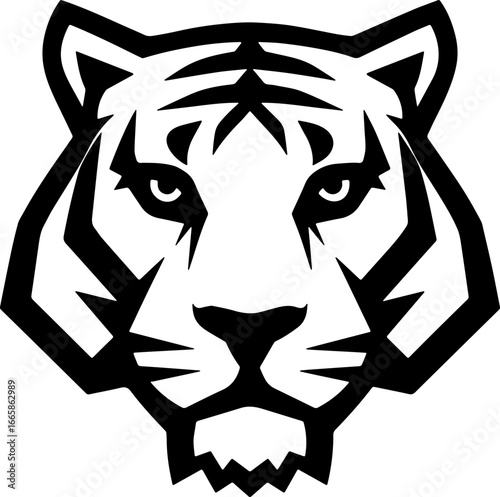 tiger head sticker transparent 