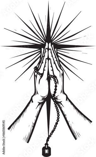 God, Christian, Jesus, rosary, crucifix, cross, prayer,  vector graphics