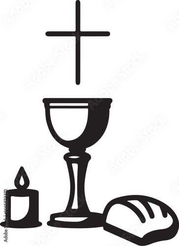God, Christian, Jesus, rosary, crucifix, cross, prayer,  vector graphics
