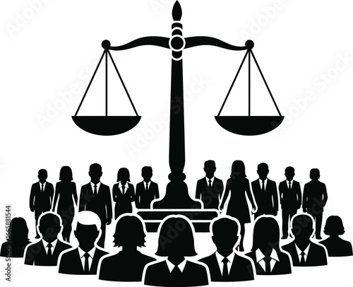 Fairness for all people with legal justice and equality under the law today