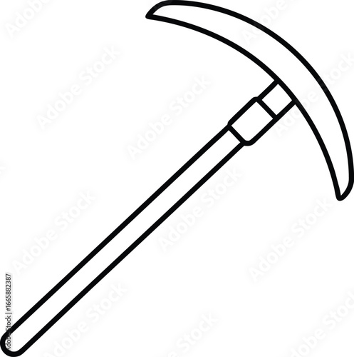 Heavy Duty Crowbar Tool Icon.