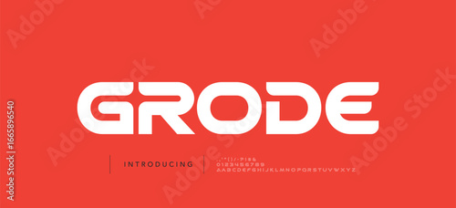 Abstract sport modern alphabet logo font. Typography bold typeface for sport, technology, digital, future creative logos fonts. vector illustration