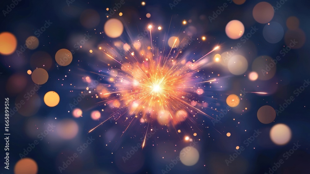 Obraz premium Sparkling Starburst