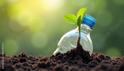 Nature's Persistence: The Battle Between Roots and Plastic