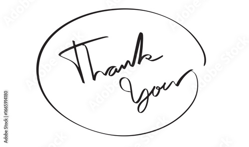 Thank you text font calligraphy hand written lettering script black color object icon thank you message greeting happiness gratitude business communication thank you welcome label thanksgiving word