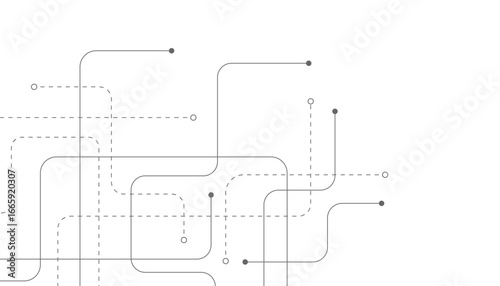 Abstract background with technology circuit board texture. Modern electronic motherboard texture. Creative idea for internet technology. Tech concept for header, web banner, website, presentation.