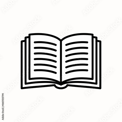 open book vector