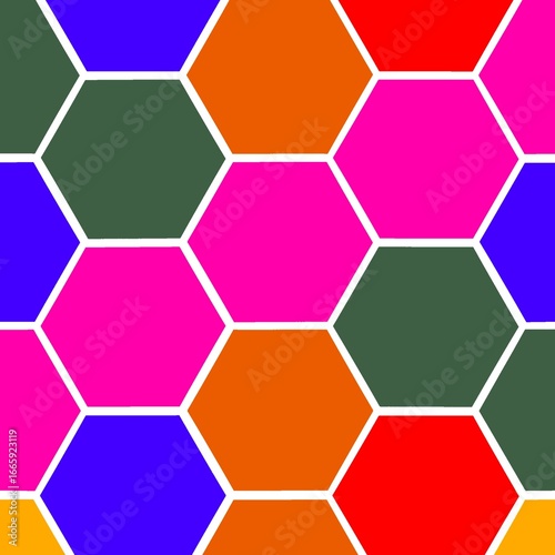 Square illustration background pattern of tile, fabric, paper, wallpaper.