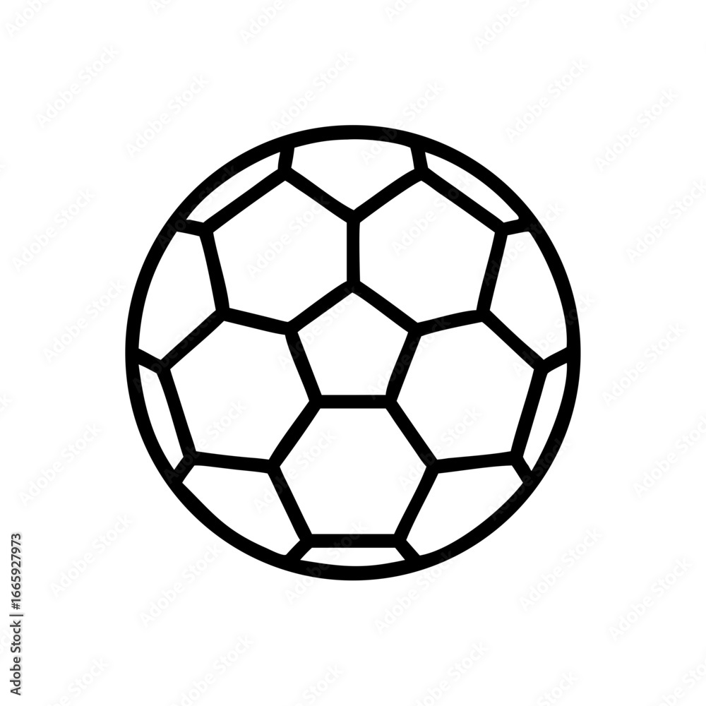 Fototapeta premium Soccer Ball Icon